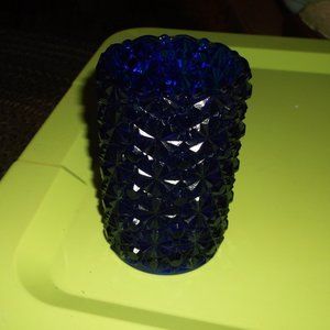 none Accents - vintage colbult blue glass vase buttons an bows none Accents - vintage colbult blue glass vase buttons an bows